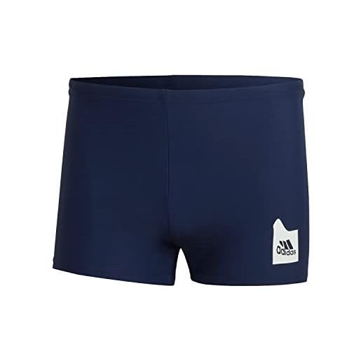 adidas ht2089 solid boxer costume da nuoto team navy blue 2 l/xl