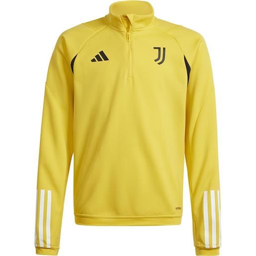 Adidas juventus 23/24 junior half zip sweatshirt training giallo 5-6 years