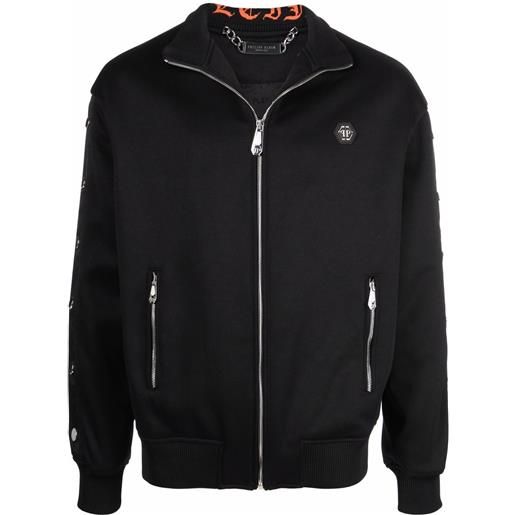 Philipp Plein giacca sportiva con teschio - nero