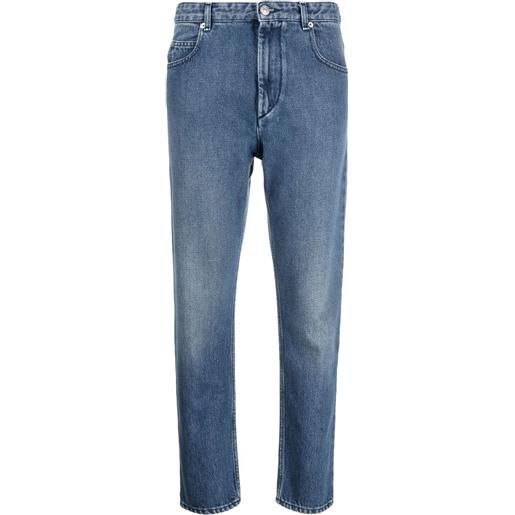 MARANT ÉTOILE jeans slim crop - blu