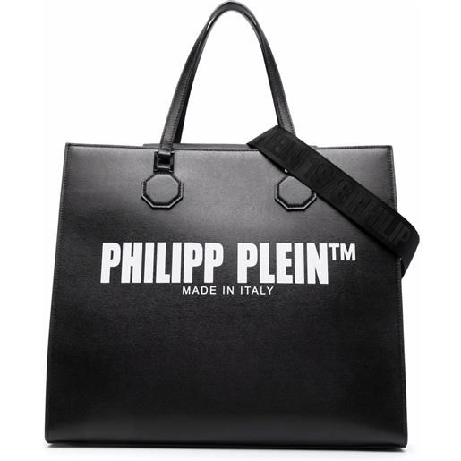 Philipp Plein borsa tote tm in pelle - nero