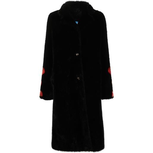 Philipp Plein cappotto con stampa - nero