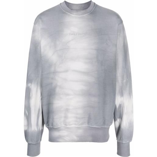 Daily Paper maglione con fantasia tie dye - grigio