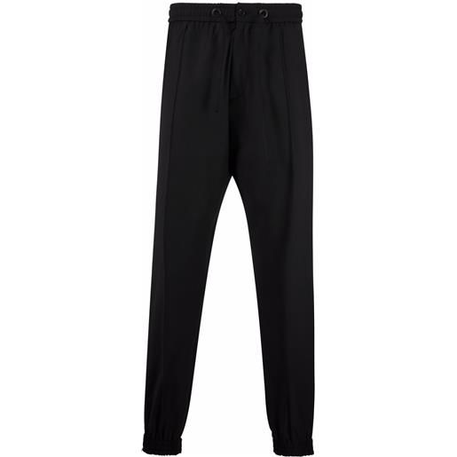 Philipp Plein pantaloni sportivi con strass - nero