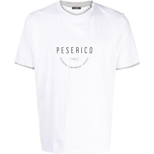 Peserico t-shirt con stampa - bianco