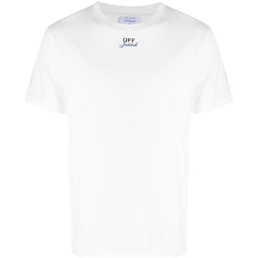Off-White t-shirt jeddah con stampa - bianco