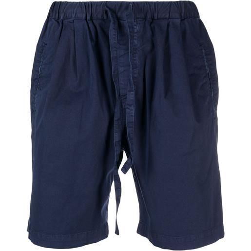 Massimo Alba shorts con coulisse - blu