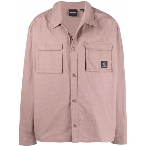 Daily Paper giacca-camicia oversize marlon - toni neutri