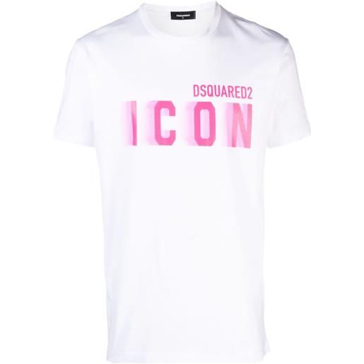 Dsquared2 t-shirt icon blur - bianco