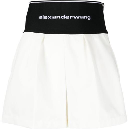 Alexander Wang shorts con stampa - bianco