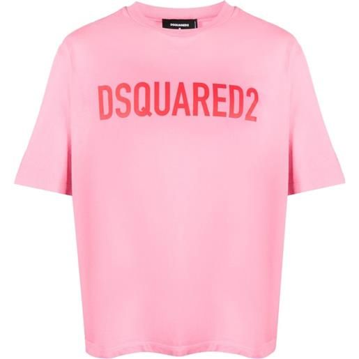Dsquared2 t-shirt con stampa - rosa
