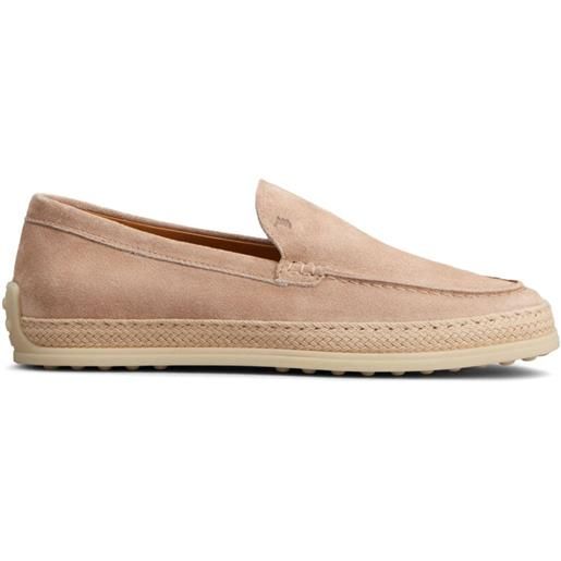 Tod's espadrillas con logo goffrato - toni neutri