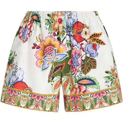 ETRO shorts a fiori - bianco