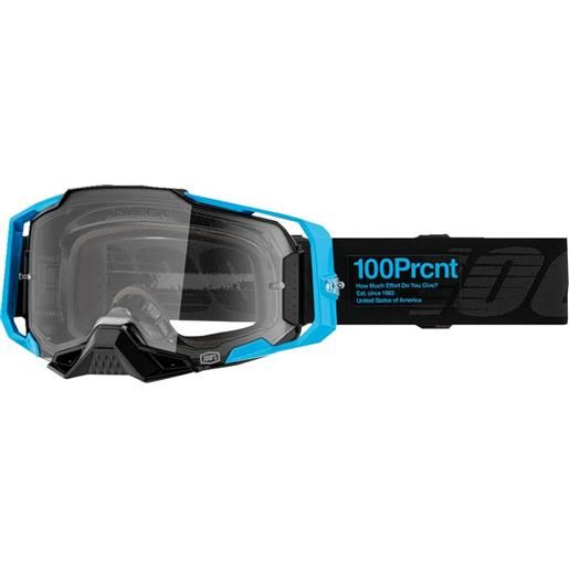 100percent armega goggles blu clear lens/cat0