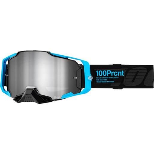 100percent armega goggles trasparente mirror silver lens/cat3