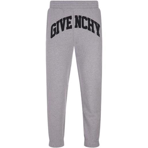 Givenchy pantaloni da ginnastica in cotone con logo