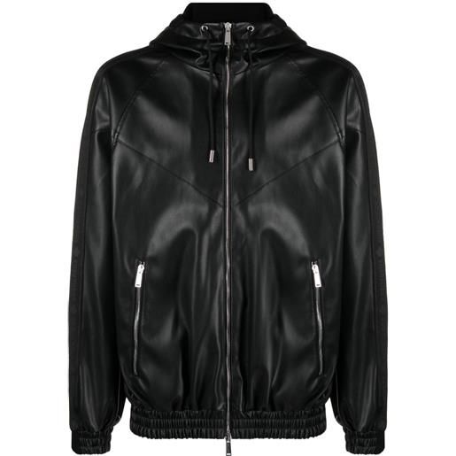Dsquared2 giacca hybrid swag con decorazione - nero