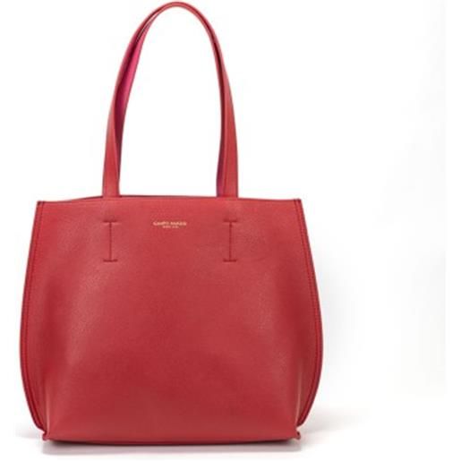 Campo Marzio borsa double tote bag the iconic bag midi cherry red - fuchsia | Campo Marzio