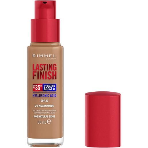 Rimmel fondotinta lasting finish 35h 400 natural beige 30ml - -