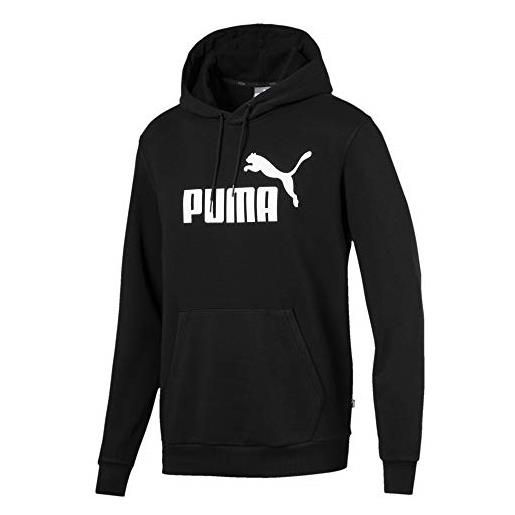 PUMA felpa con cappuccio da uomo ess con logo tr big, uomo, felpa con cappuccio. , 851745_01, nero , 3xl