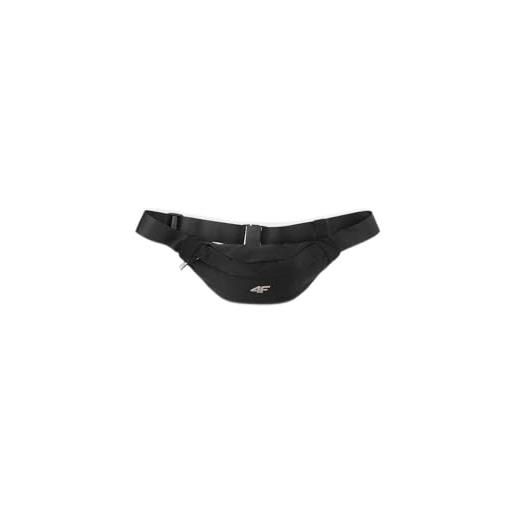 4F waist bag u051 4F deep black unisex adulti one size, nero intenso, talla única, casual