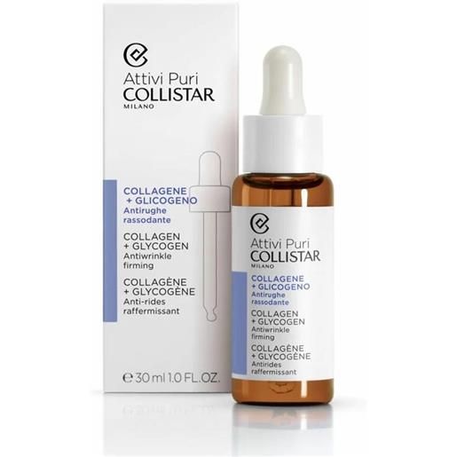 Collistar attivi puri - siero collagene + glicogeno antirughe rassodante, 30ml