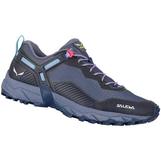 Salewa ultra train 3 trail running shoes blu, nero eu 37 donna