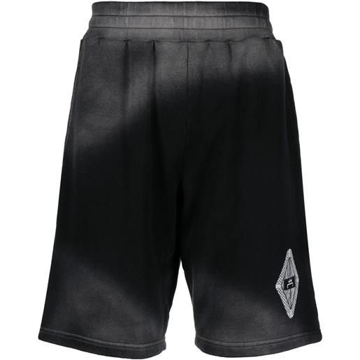 A-COLD-WALL* shorts sportivi con vita elasticizzata - nero