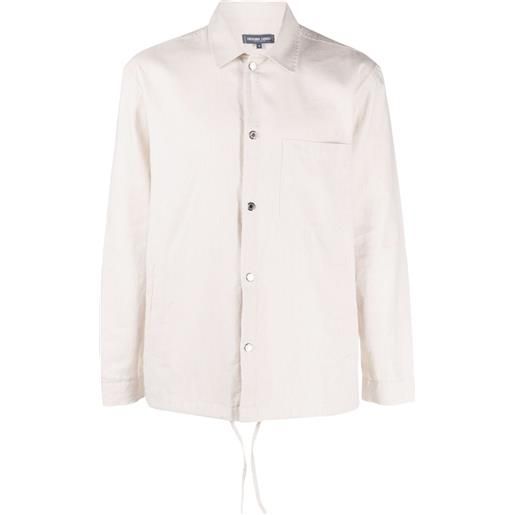 Frescobol Carioca giacca-camicia con taschino - toni neutri