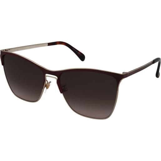 Givenchy gv 7140/g/s 6k3/ha | occhiali da sole graduati o non graduati | metallo | cat eye | oro, bordeaux | adrialenti