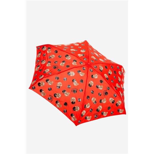 LOVE MOSCHINO ombrello supermini rosso moschino