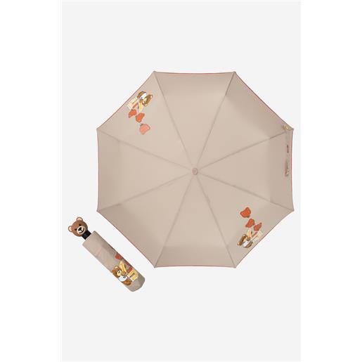 LOVE MOSCHINO ombrello openclose beige moschino