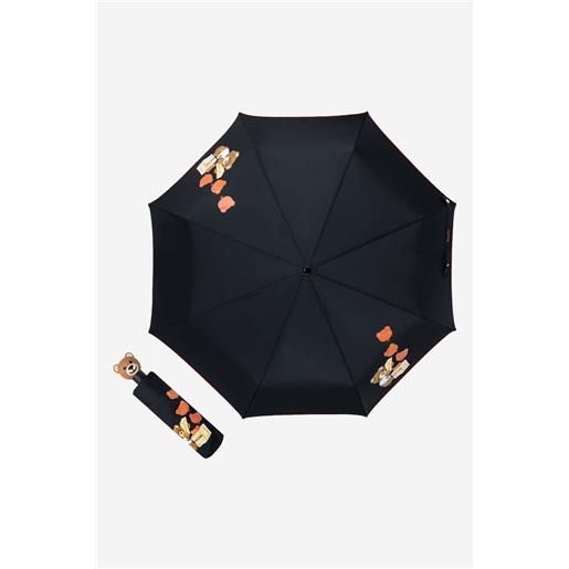 LOVE MOSCHINO ombrello openclose nero moschino