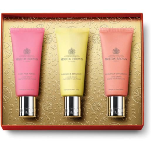 Molton Brown floral & spicy hand care gift set 3 x 40 ml crema mani