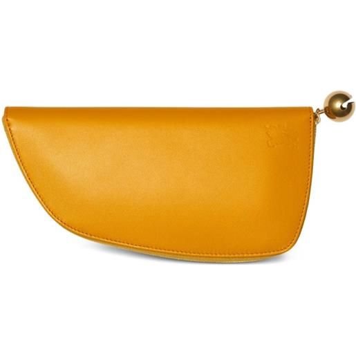 Burberry portafoglio grande shield - giallo