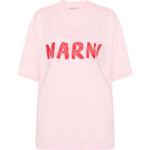 Marni t-shirt con stampa - rosa