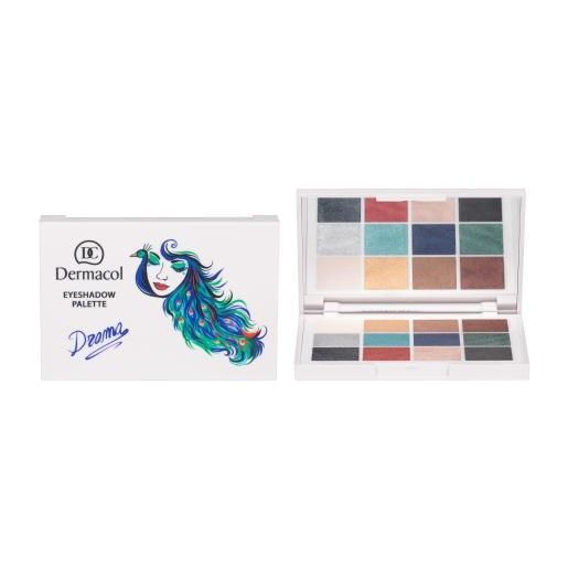 Dermacol luxury eyeshadow palette drama palette ombretti 18 g