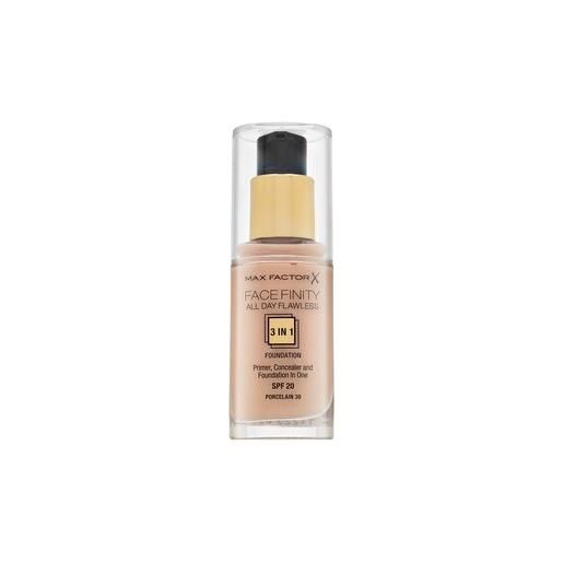 Max Factor facefinity all day flawless flexi-hold 3in1 primer concealer foundation spf20 30 fondotinta liquido 3in1 30 ml