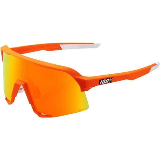 100percent s3 sunglasses arancione hiper red multilayer mirror lens/cat3