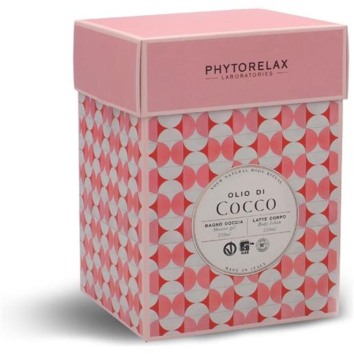 Phytorelax cocco cofanetto bagno doccia 250ml + latte corpo 250ml