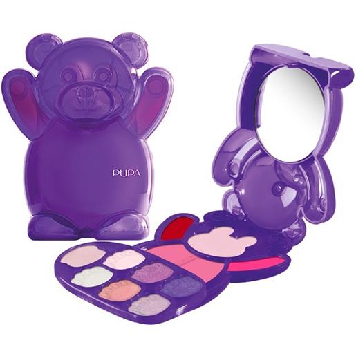 Pupa happy bear - cofanetto make-up n. 001 violet