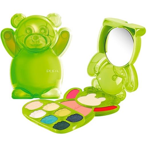 Pupa happy bear - cofanetto make-up n. 006 green