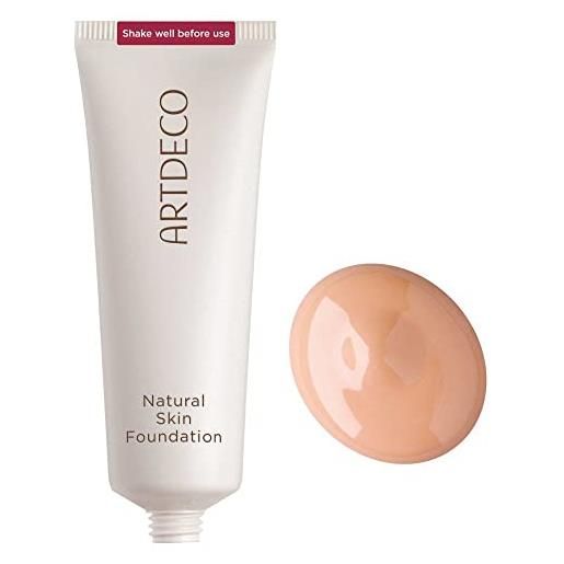 Artdeco natural skin foundation - fondotinta nutriente per una finitura opaca e naturale, 1 x 25 ml