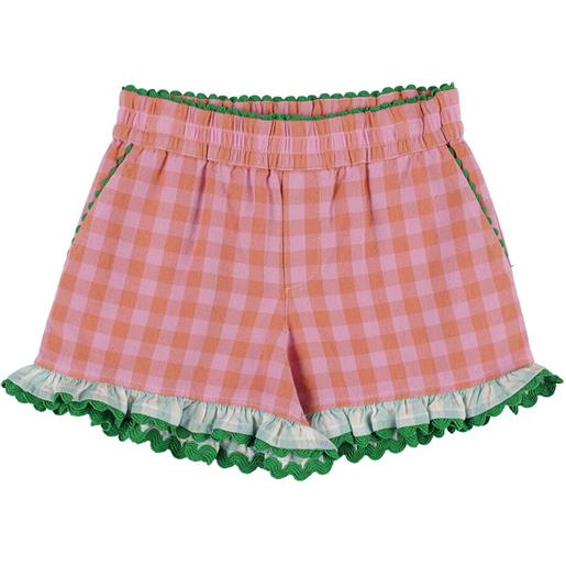 STELLA MCCARTNEY KIDS shorts in popeline di cotone