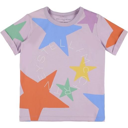 STELLA MCCARTNEY KIDS t-shirt in jersey di cotone
