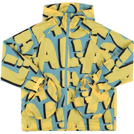 STELLA MCCARTNEY KIDS giacca in nylon stampato