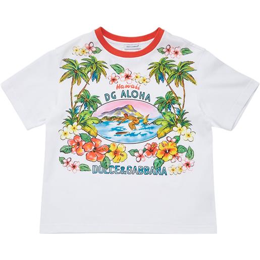 DOLCE & GABBANA t-shirt in jersey di cotone stampato