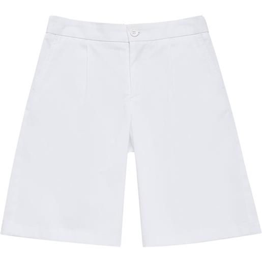 DOLCE & GABBANA shorts in cotone stretch con logo