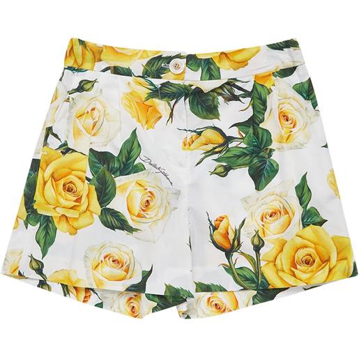 DOLCE & GABBANA shorts in cotone stampato