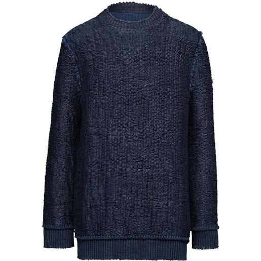 Maison Margiela maglione girocollo - blu